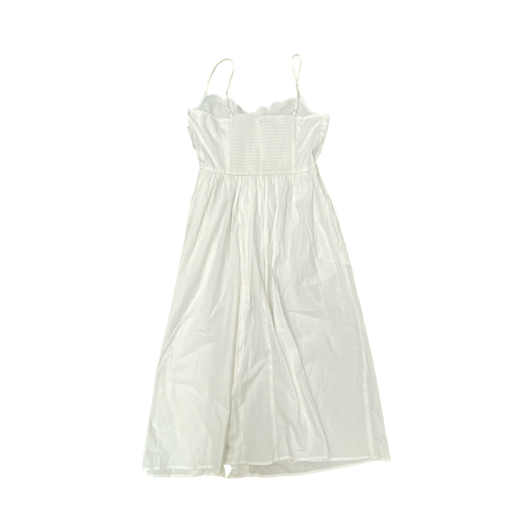 Dress Casual Maxi By J. Crew In White, Size:4