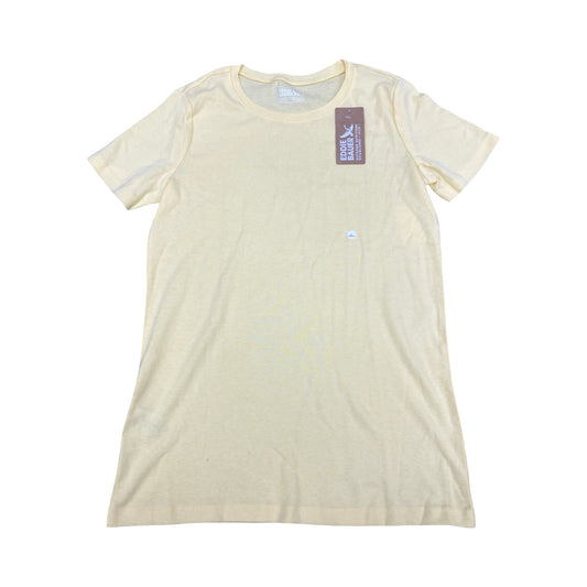 Top Ss Basic By Eddie Bauer In Yellow, Size:L