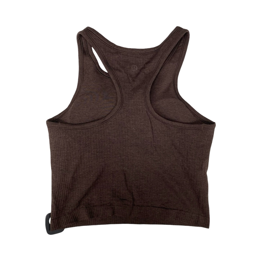 Athletic Tank Top By Lululemon In Brown, Size:S