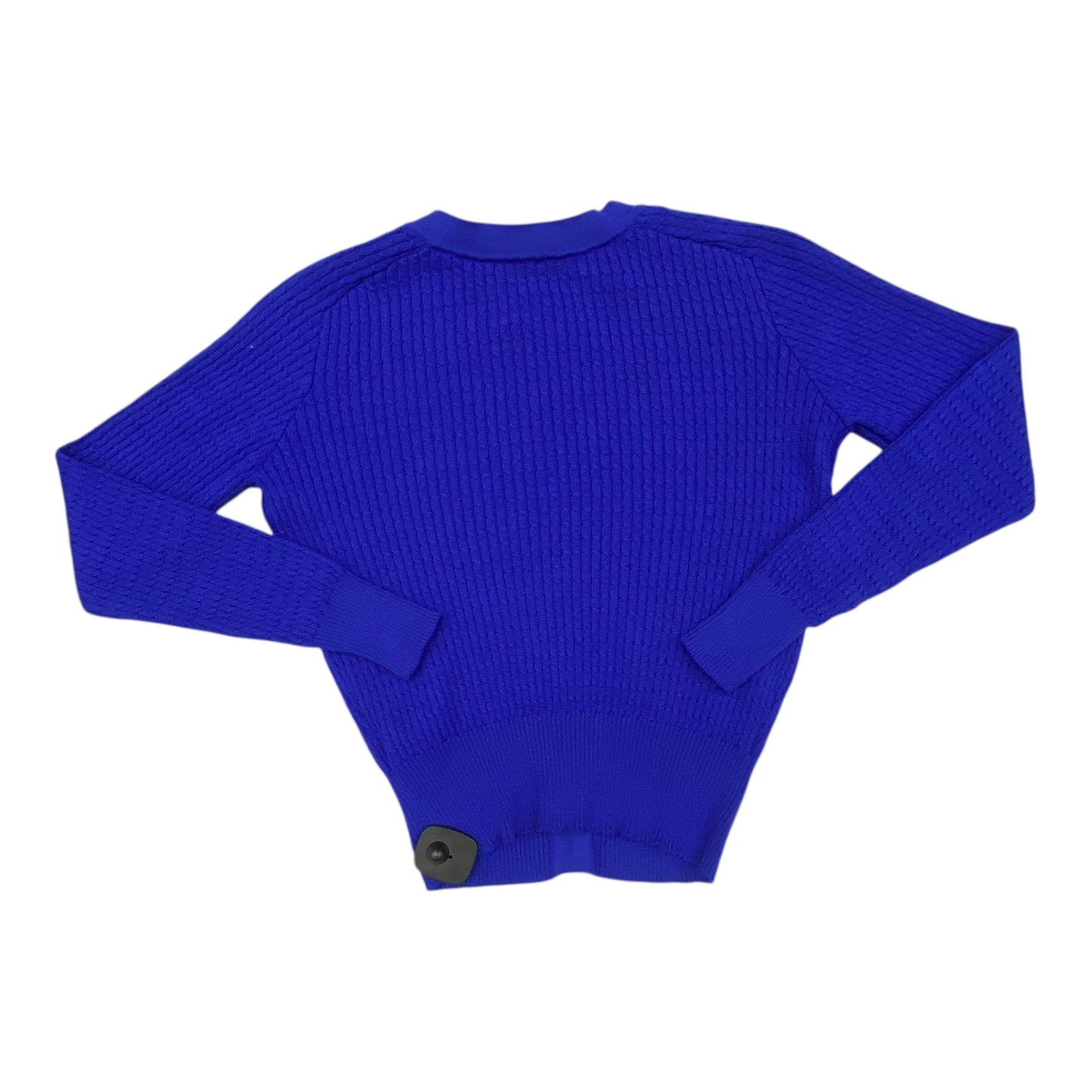 Sweater Cardigan Designer By Louisa Spagnoli In Blue, Size:S