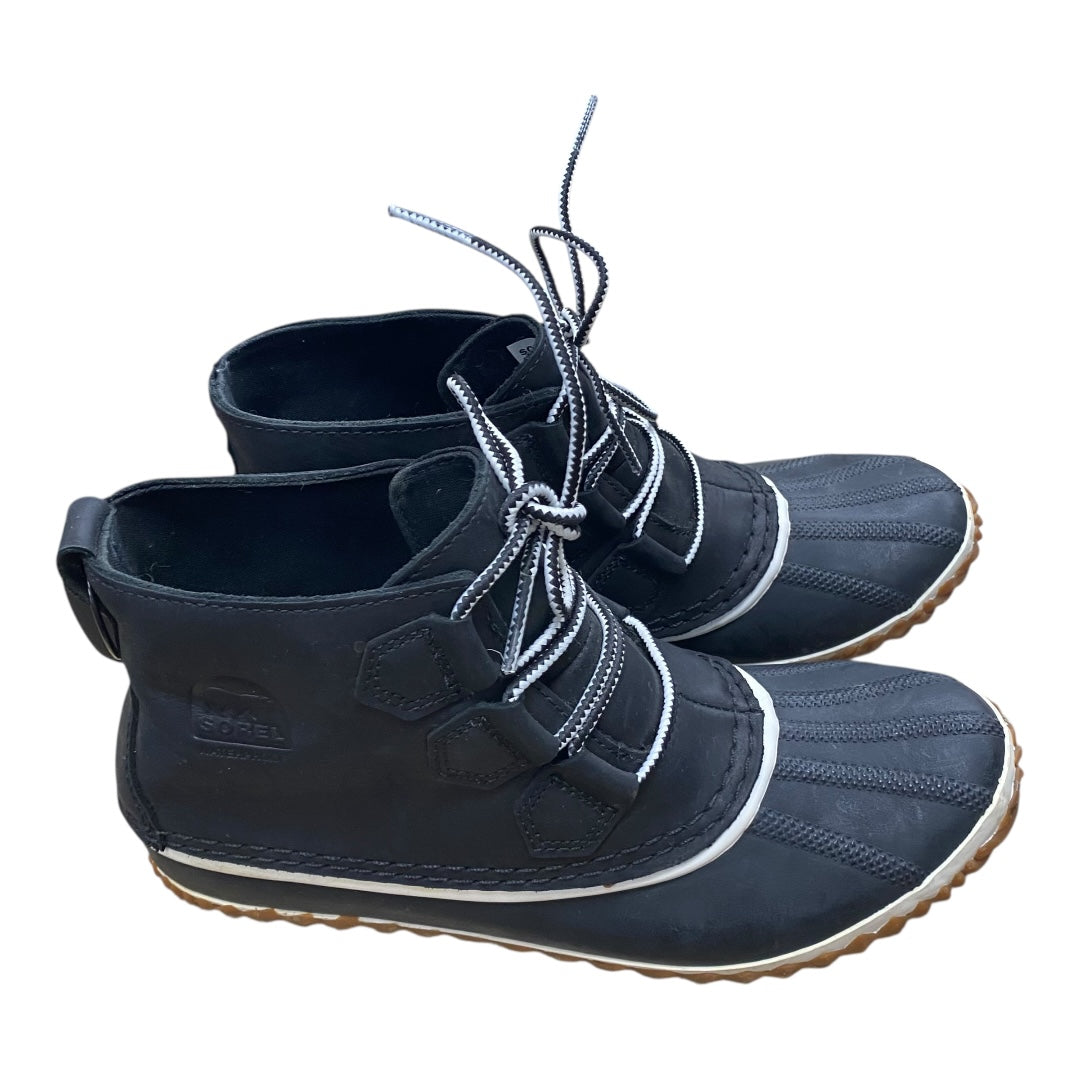 Boots Designer By Sorel In Black, Size:9