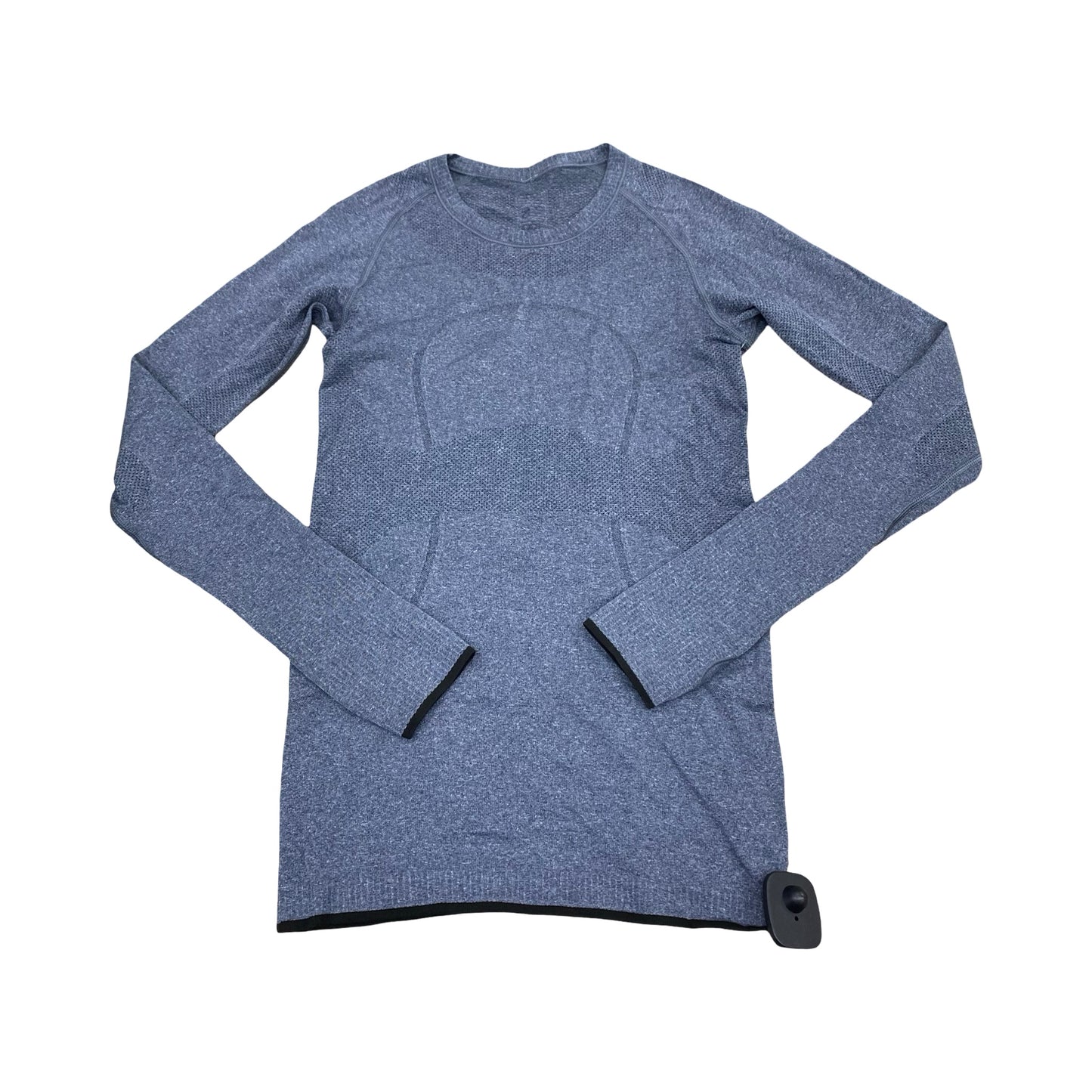 Athletic Top Ls Crewneck By Lululemon In Grey, Size:4