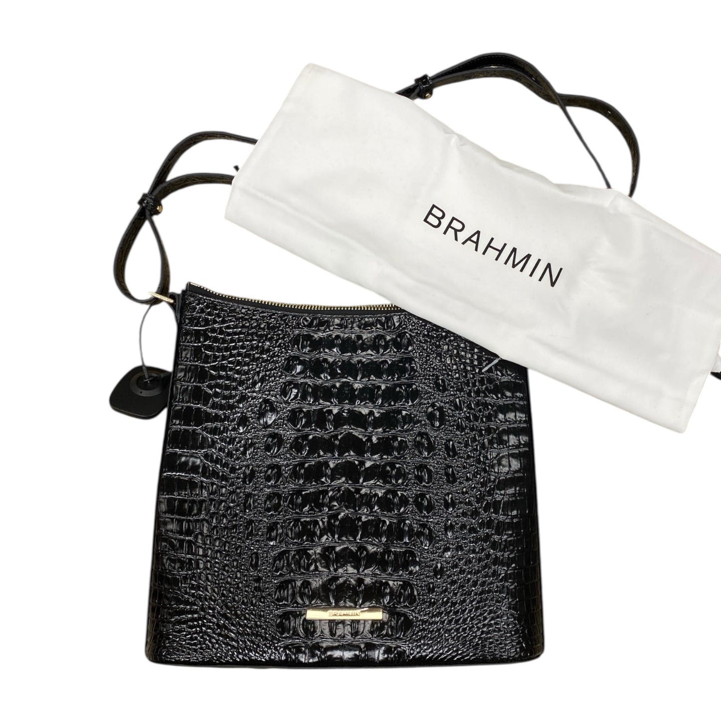 Handbag Designer By Brahmin In Black, Size:Medium