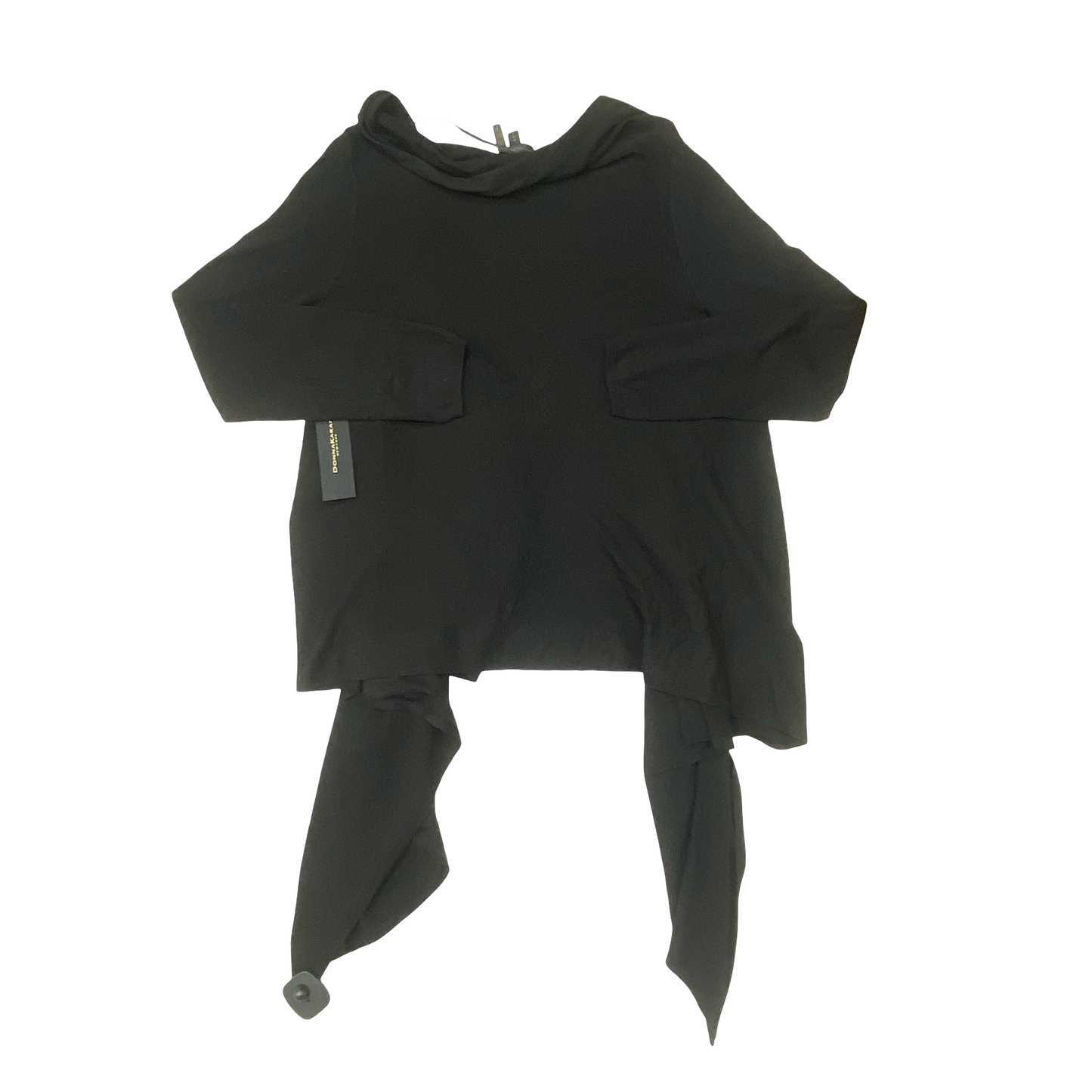 Sweater Cardigan By Donna Karan In Black, Size:M