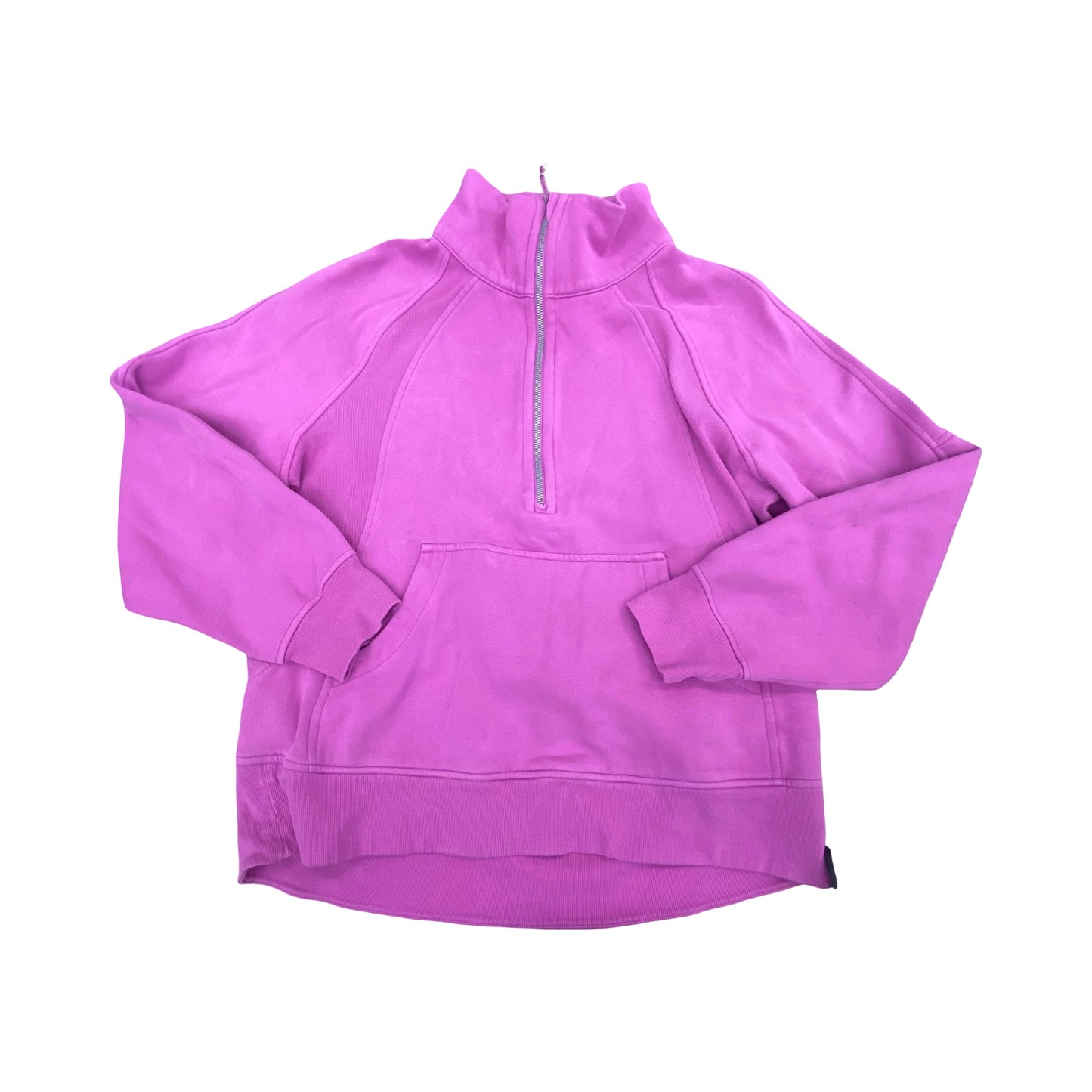 Athletic Sweatshirt Collar By Lululemon In Pink, Size:M