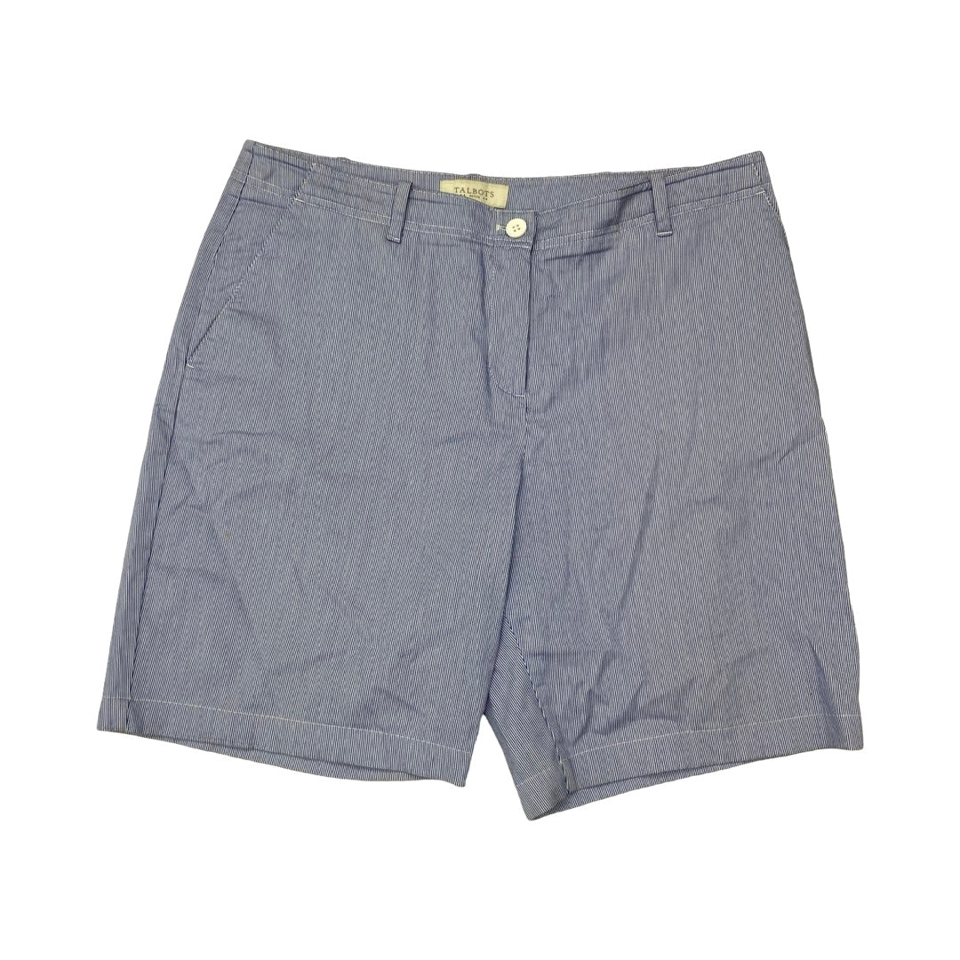 Shorts By Talbots In Striped Pattern, Size:14P