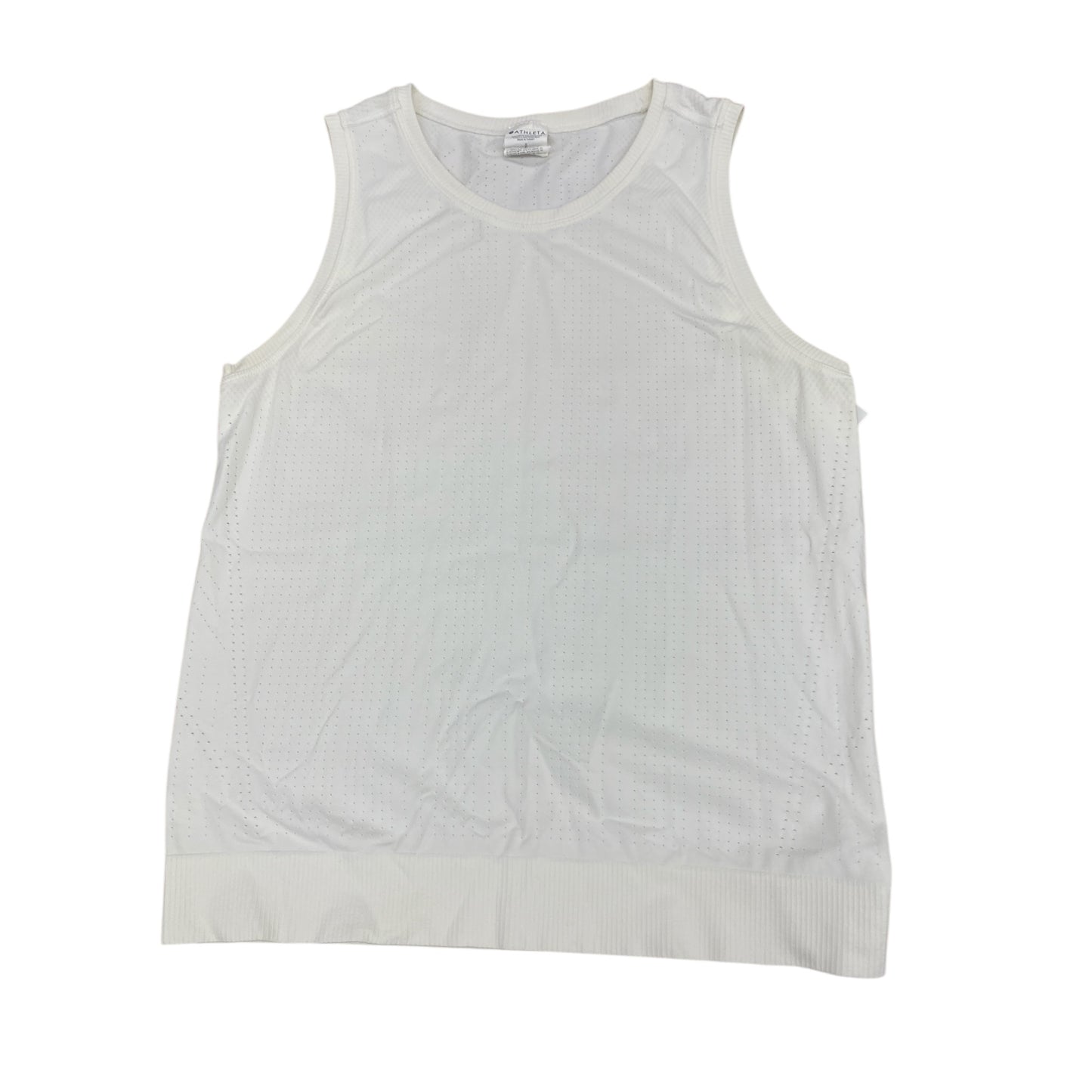 Athletic Tank Top By Athleta In Cream, Size:S