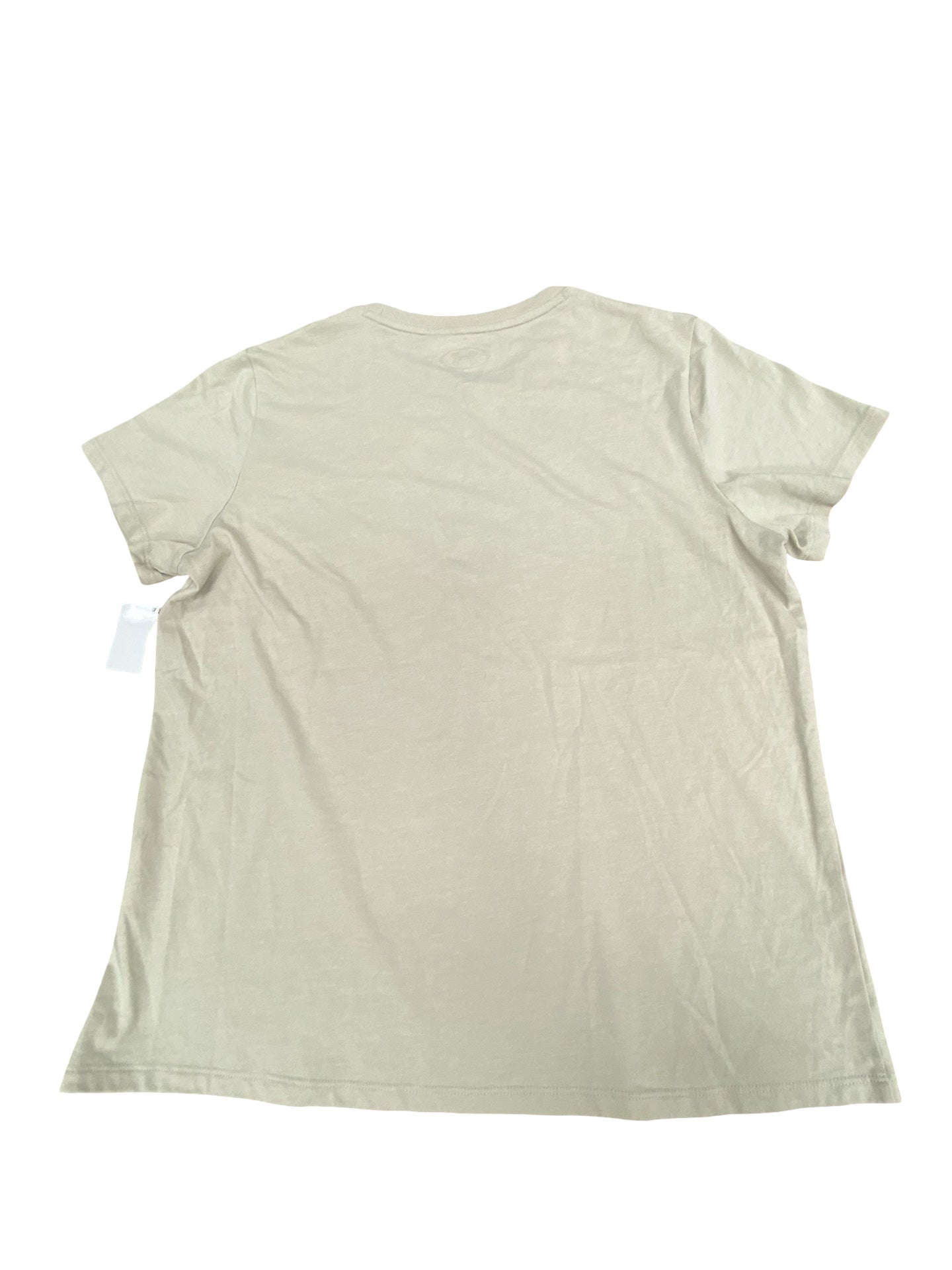 Athletic Top Ss By Under Armour In Beige, Size:L