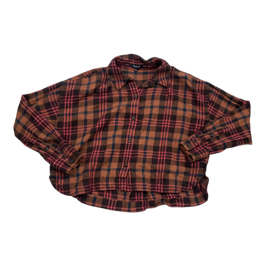 Top Ls By Madewell In Plaid Pattern, Size:S