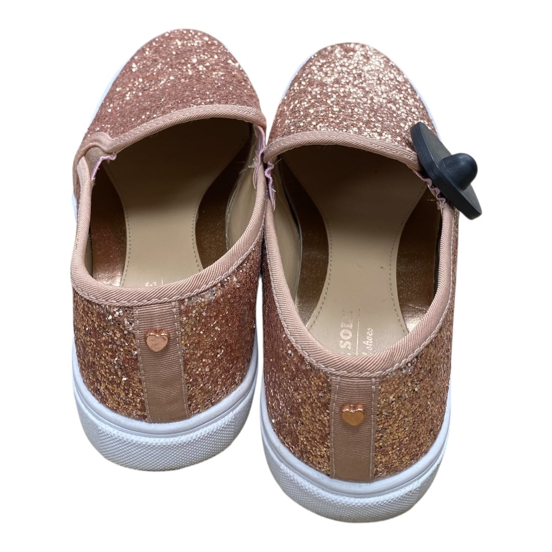 Shoes Flats By Cmc In Rose Gold, Size:9.5