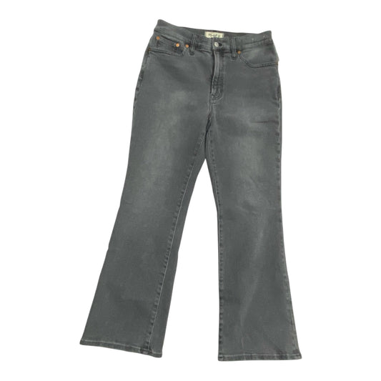 Jeans Flared By Madewell In Black Denim, Size:6