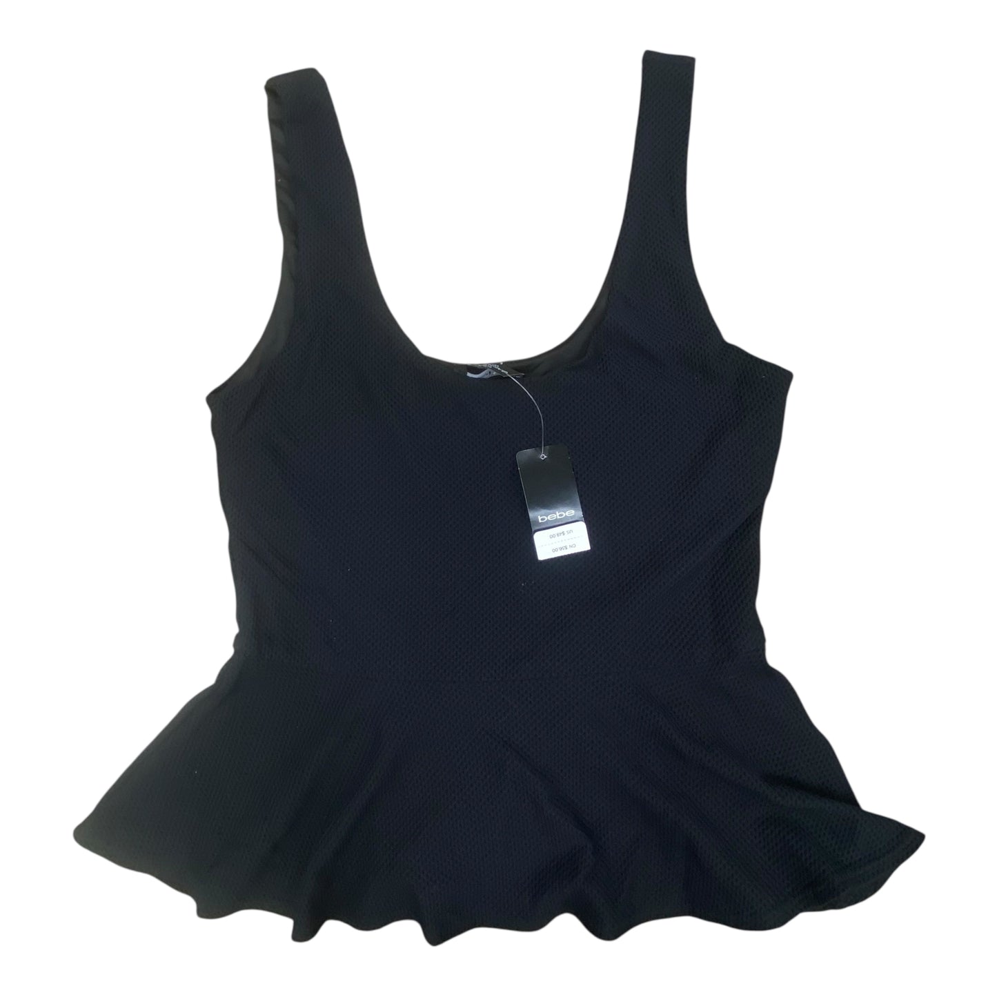 Top Sleeveless By Bebe In Black, Size:M