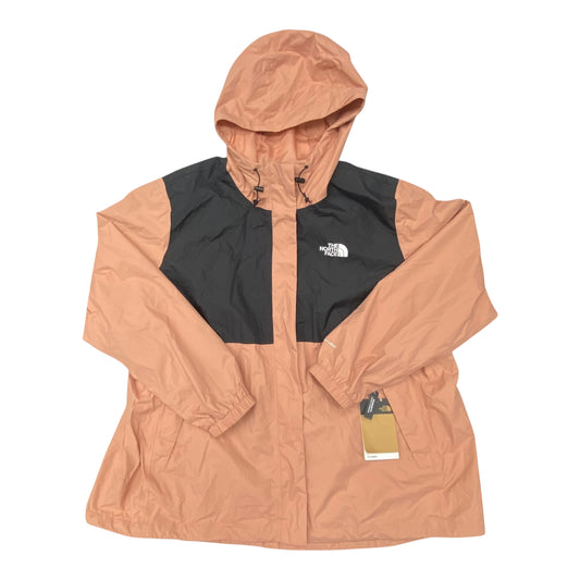 Jacket Windbreaker By The North Face In Peach, Size:3X