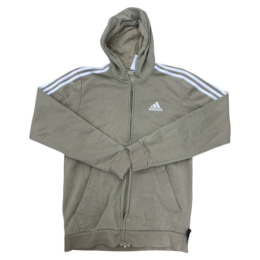 Athletic Jacket By Adidas In Green, Size:S