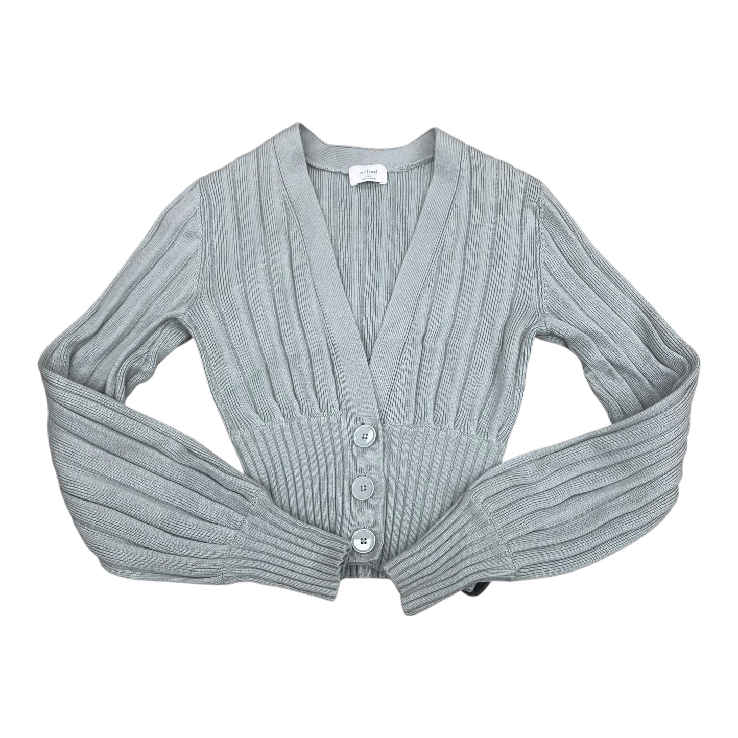 Sweater Cardigan By Wilfred In Grey, Size:Xxs
