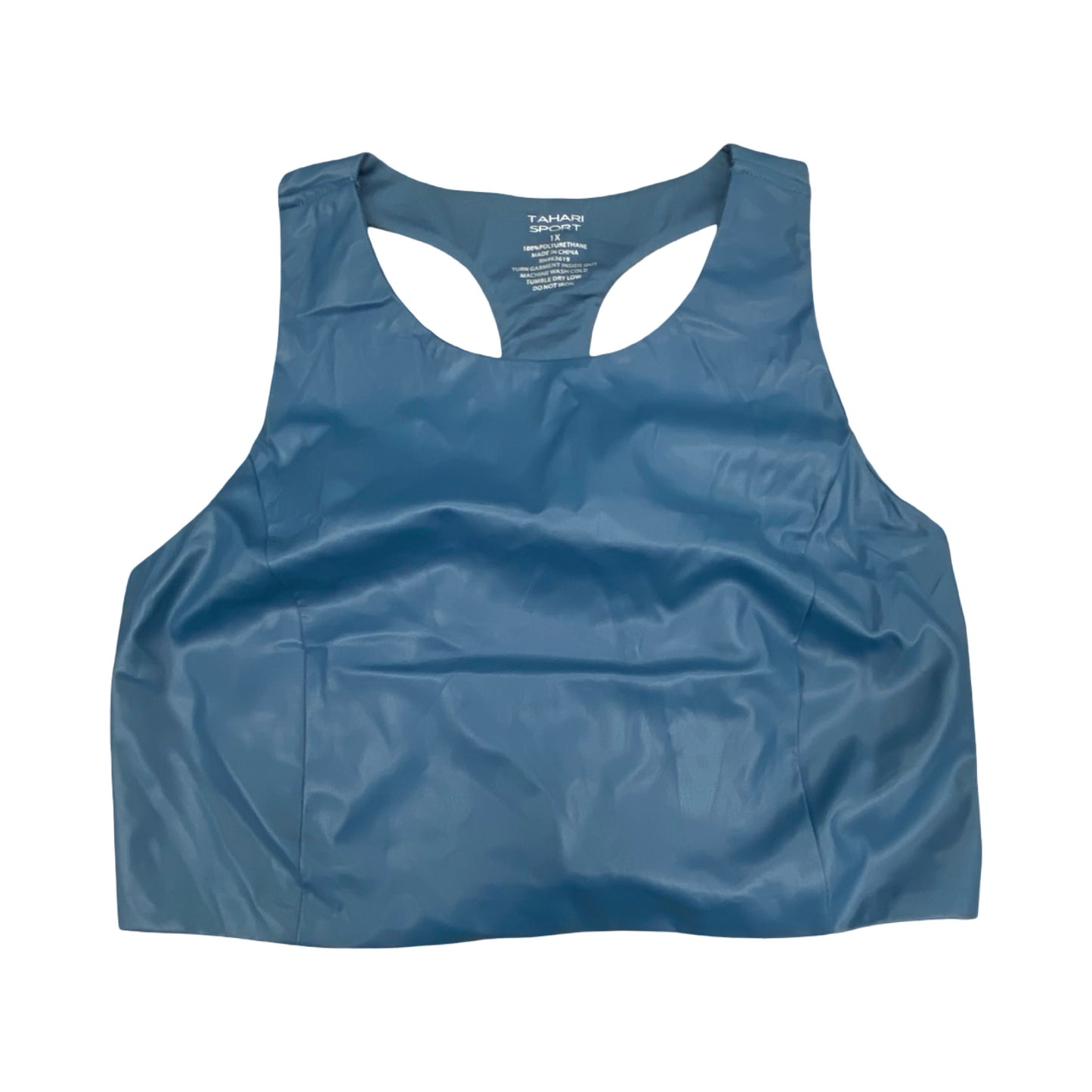 Athletic Bra By Tahari In Blue, Size:1X