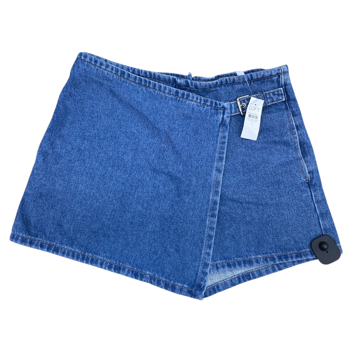 Skort By Loft In Blue Denim, Size:6