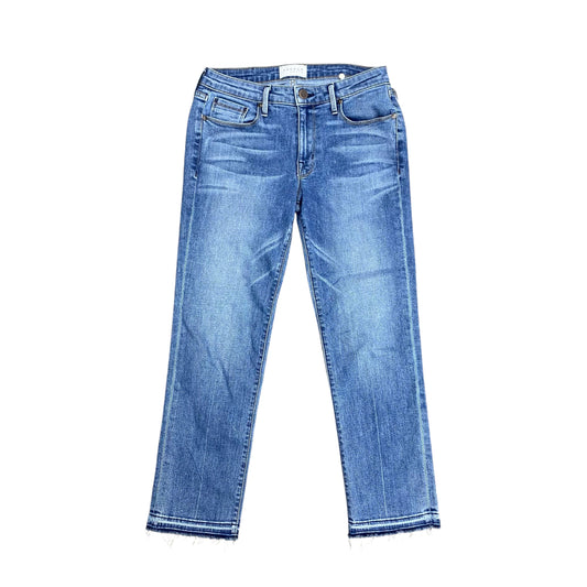 Jeans Straight By Parker Smith In Blue Denim, Size:4