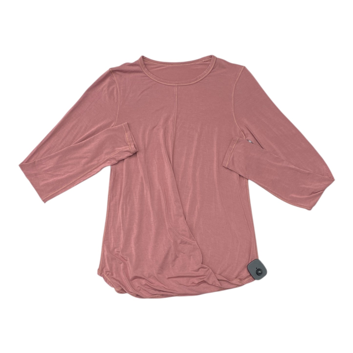 Athletic Top Ls Crewneck By Lululemon In Pink, Size:S