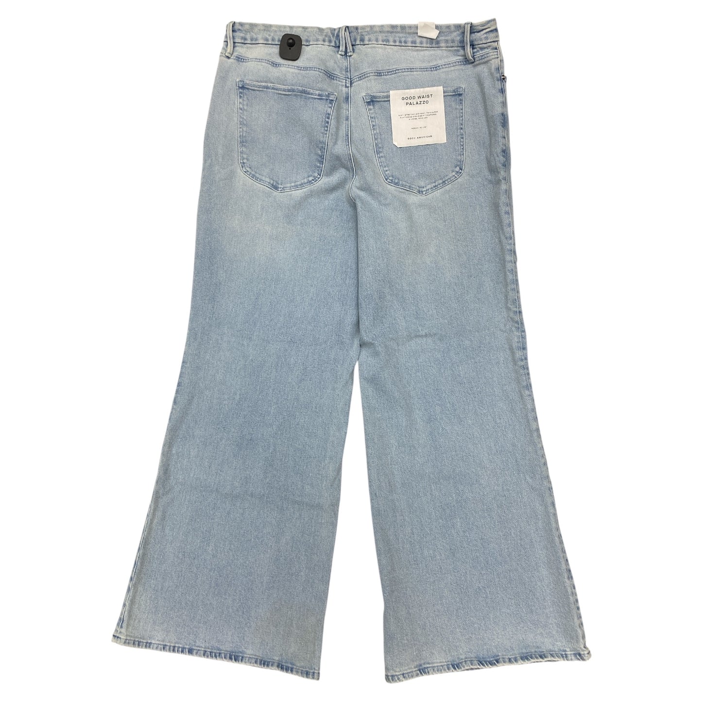 Jeans Wide Leg By Good American In Blue, Size:20