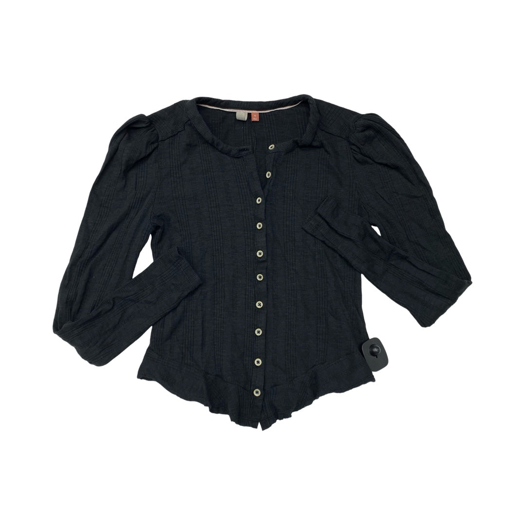 Top Ls By Pilcro In Black, Size:Xs