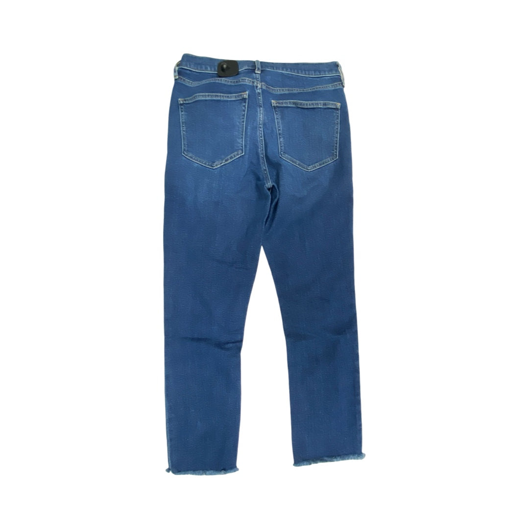 Jeans Straight By Gap In Blue Denim, Size:6
