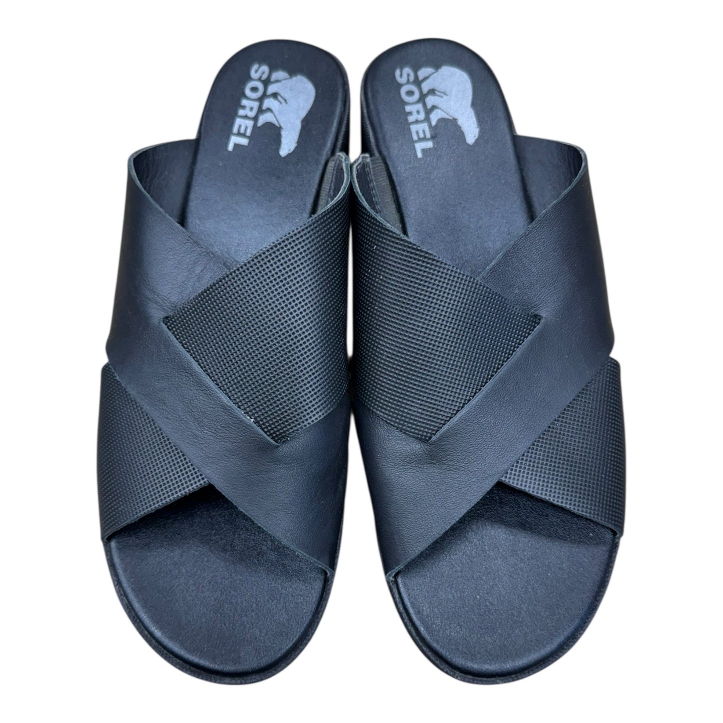 Sandals Designer By Sorel In Black, Size:9