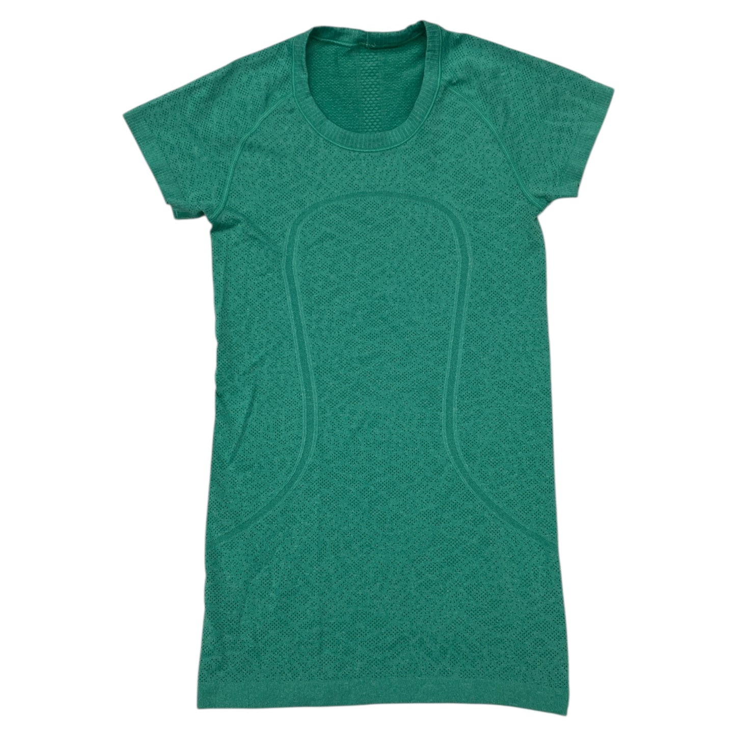 Athletic Top SS By Lululemon In Green, Size:M