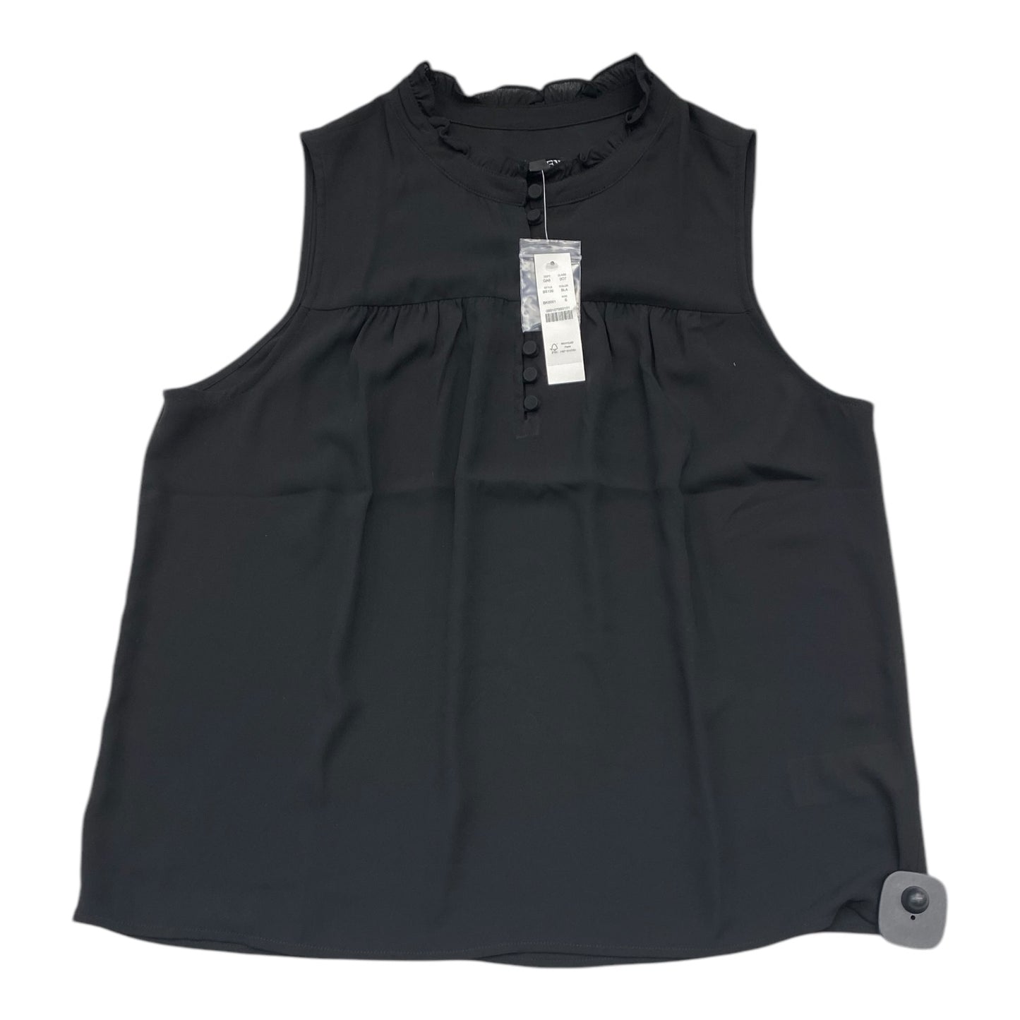 Top Sleeveless By J. Crew In Black, Size:S