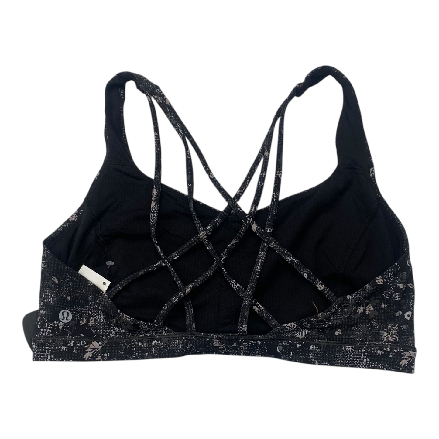 Athletic Bra By Lululemon In Floral Print, Size:10