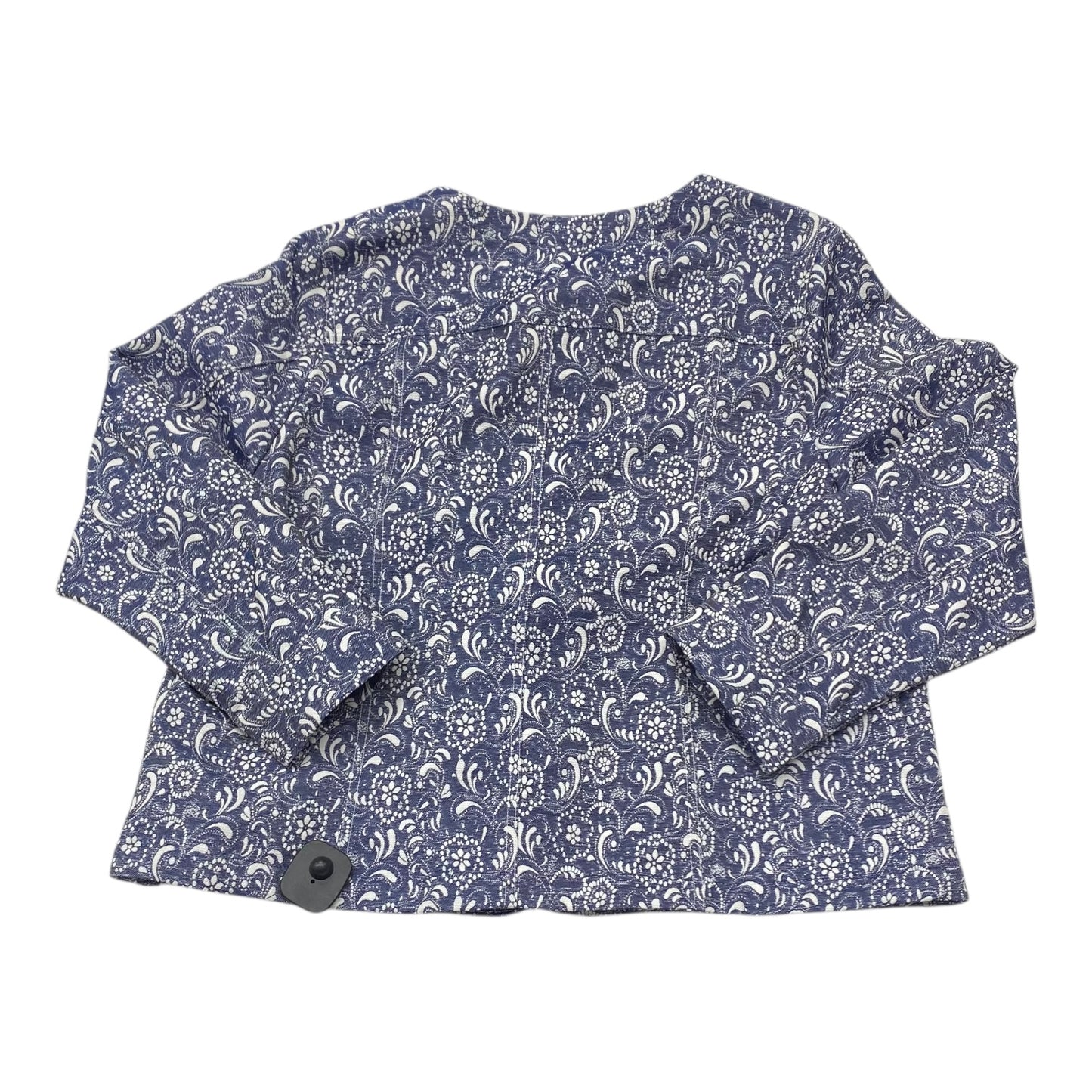 Jacket Denim By Cj Banks In Blue Denim, Size:1X