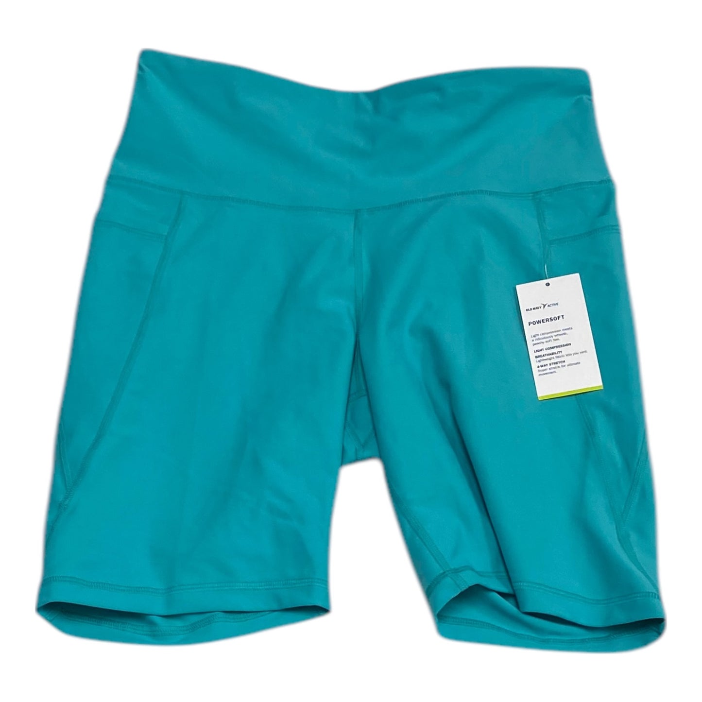 Athletic Shorts By Old Navy In Teal, Size:L