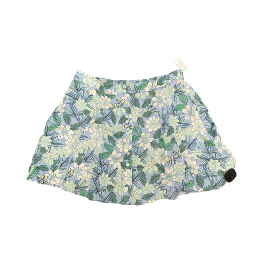 Skirt Midi By Loft In Floral Print, Size:L