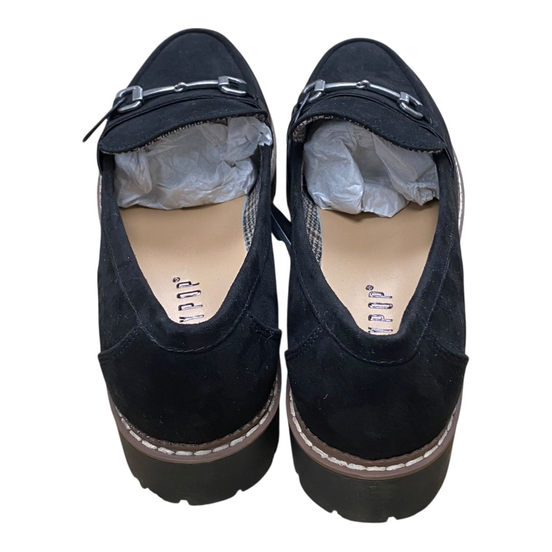 Shoes Flats By Jelly Pop In Black, Size:8.5
