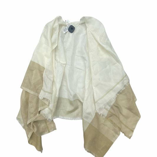 Shawl By Banana Republic In Brown & Cream, Size:Osfm