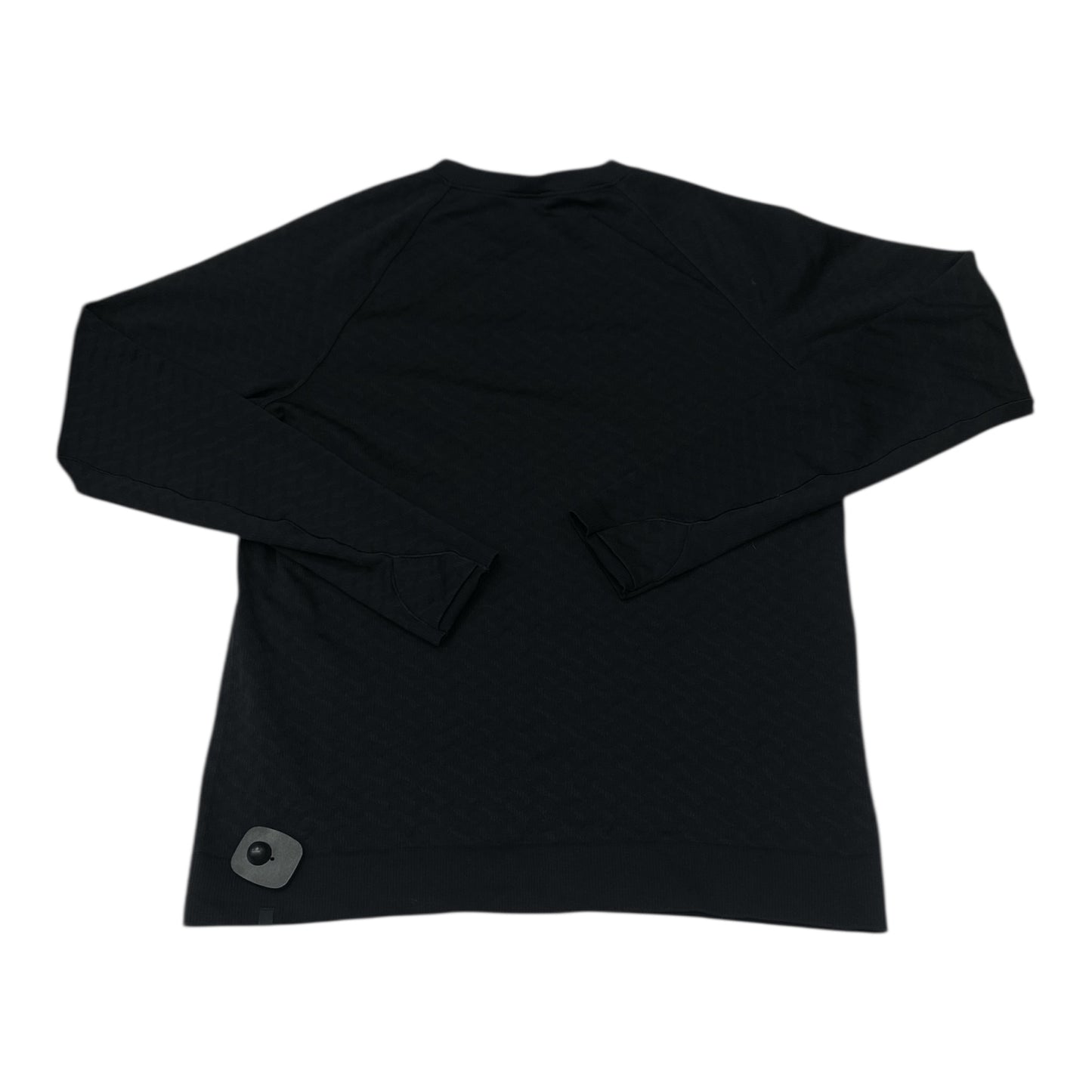 Athletic Top Ls Crewneck By Lululemon In Black, Size:L