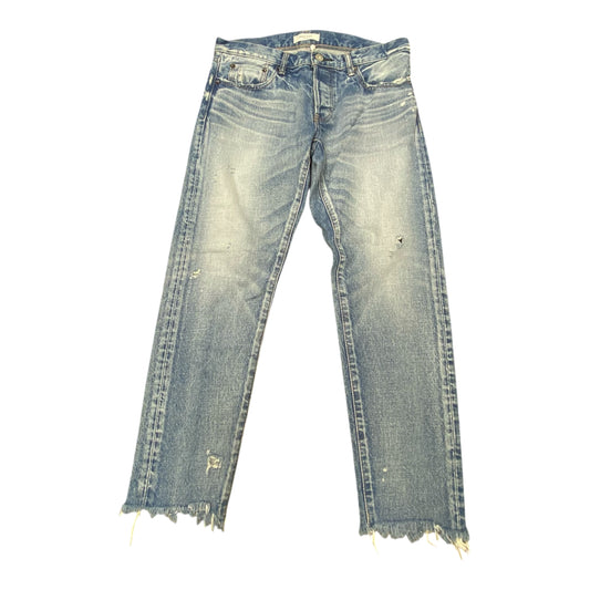 Jeans Straight By Moussy Vintage In Blue Denim, Size:8