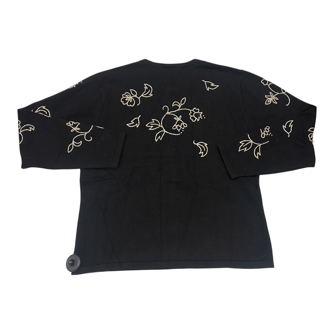 Sweater Cardigan By Talbots In Black, Size:S