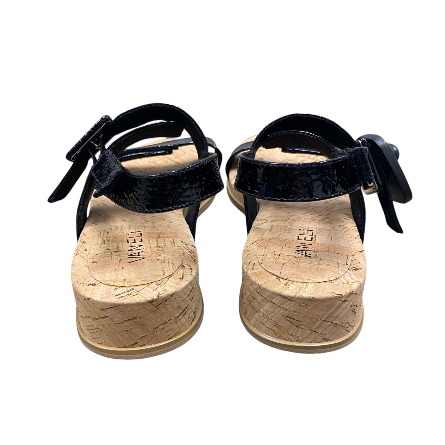 Sandals Flats By Vaneli In Black, Size:8