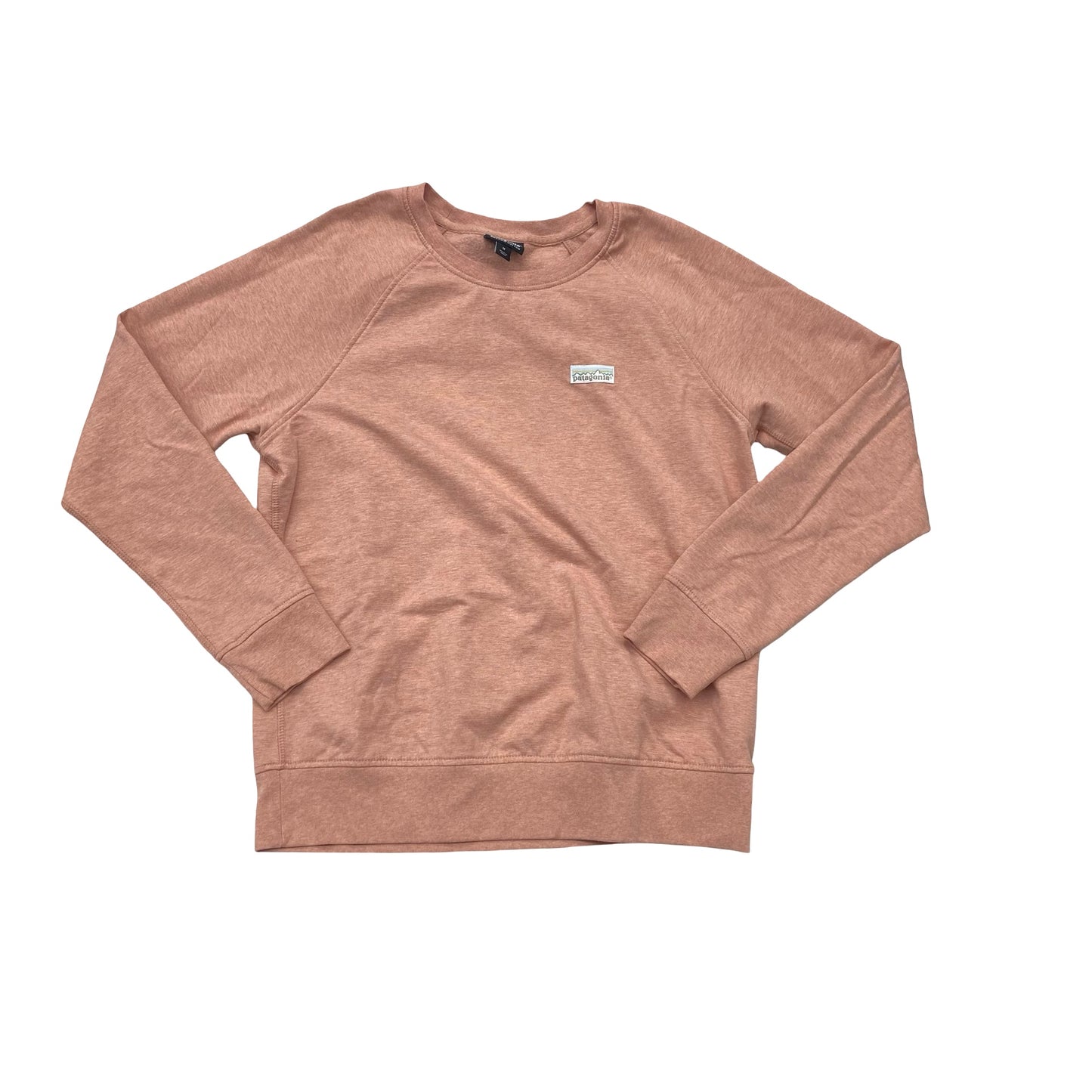 Athletic Top Ls Collar By Patagonia In Pink, Size:M