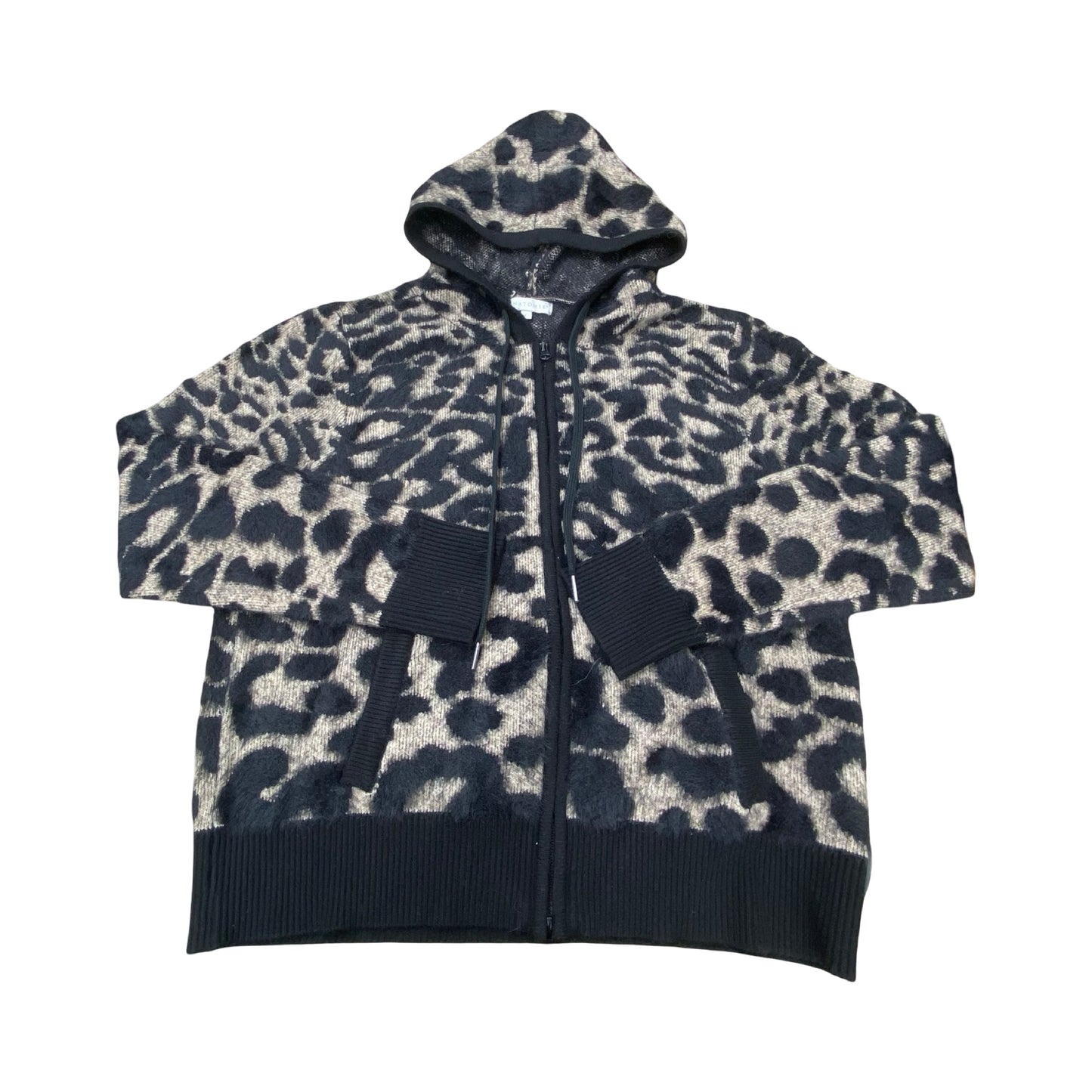 Sweatshirt Hoodie By Cmb In Animal Print, Size:L