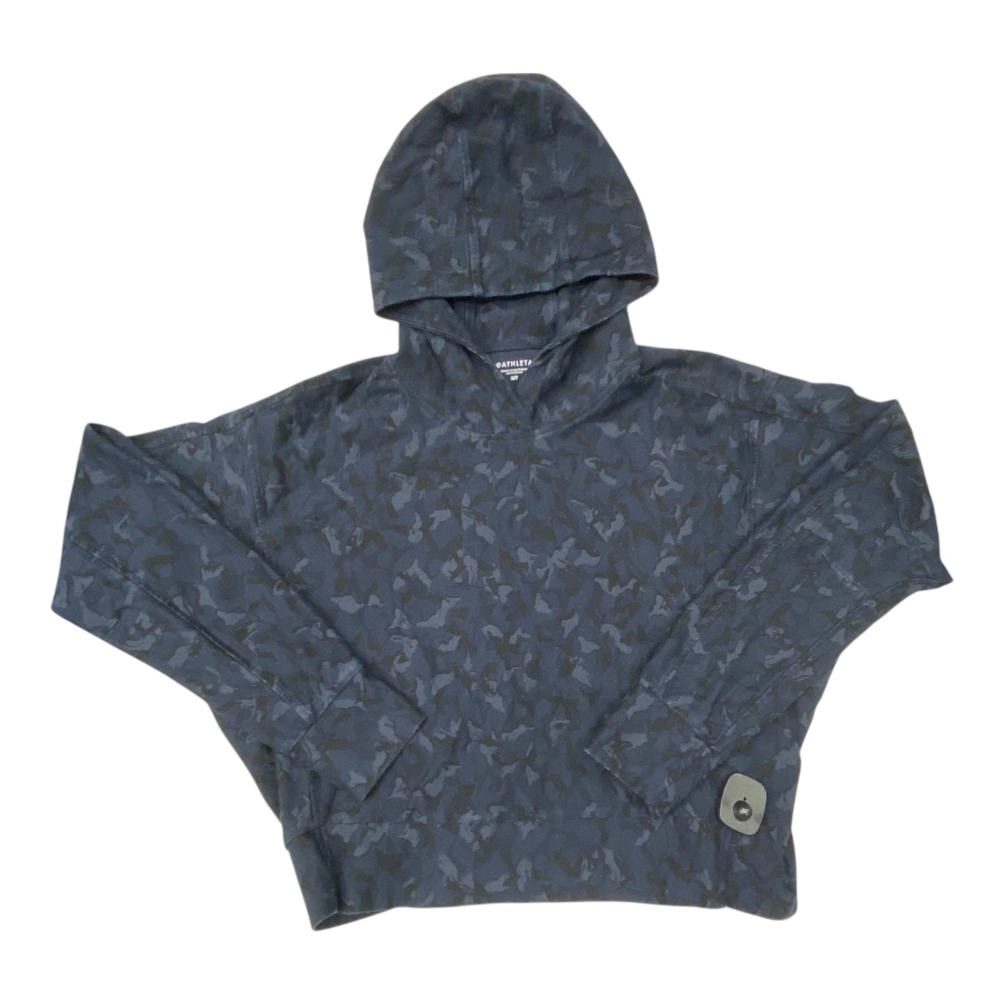 Athletic Top Ls Hoodie By Athleta In Camouflage Print, Size:M