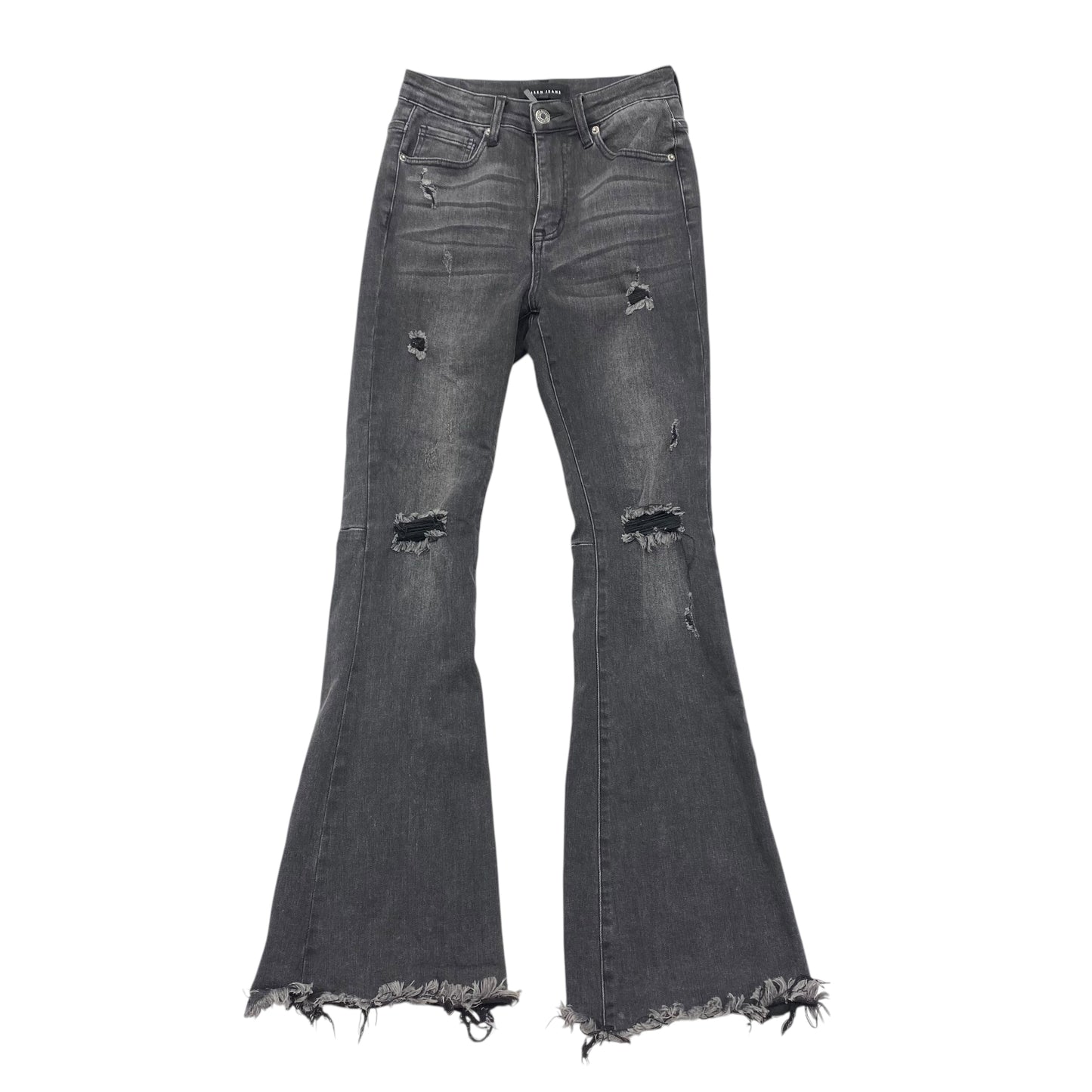 JEANS FLARED by RISEN In GREY, Size: 2
