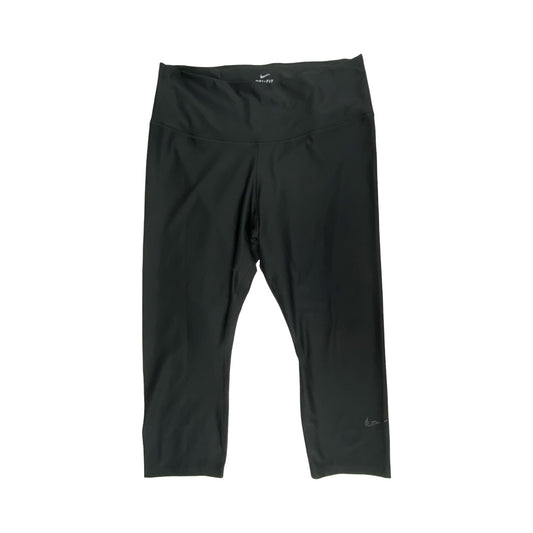 Athletic Capris By Nike In Black, Size:Xxl