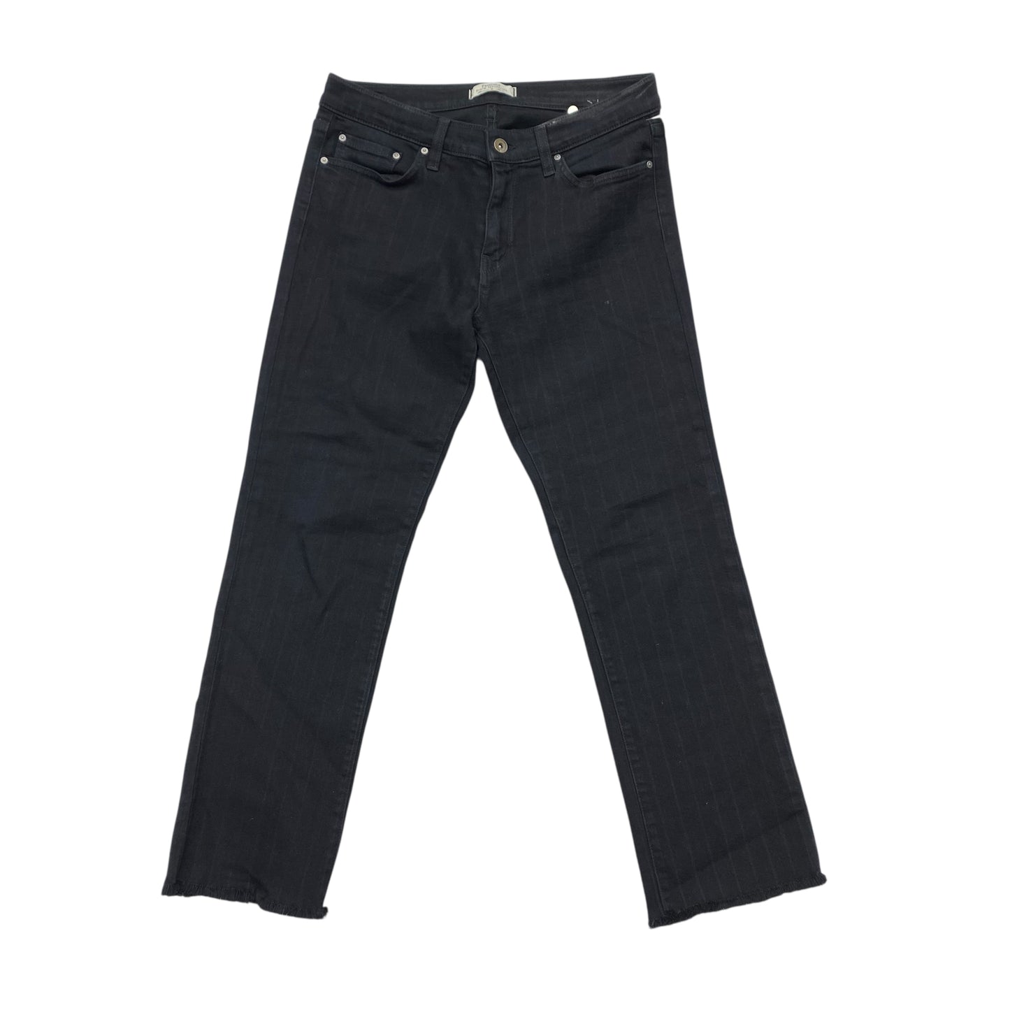 Jeans Straight By Principle In Black Denim, Size:12