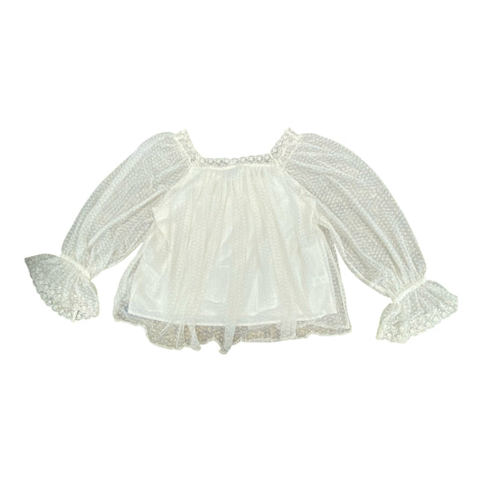Top Ls By Loft In Cream, Size:M