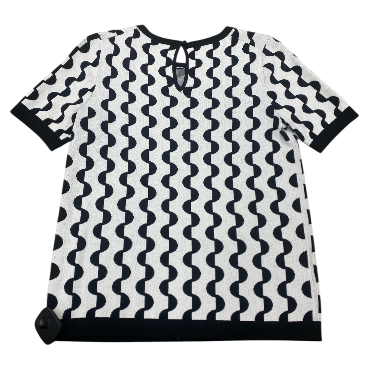 Top Ss By Ann Taylor In Black & White, Size:S