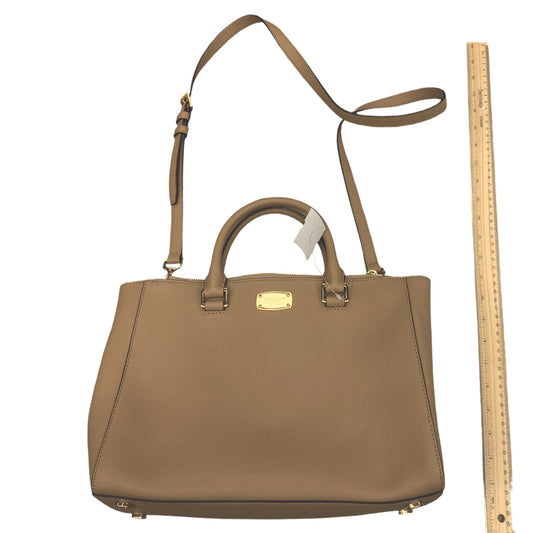 Handbag Designer By Michael Kors In Tan, Size:Medium