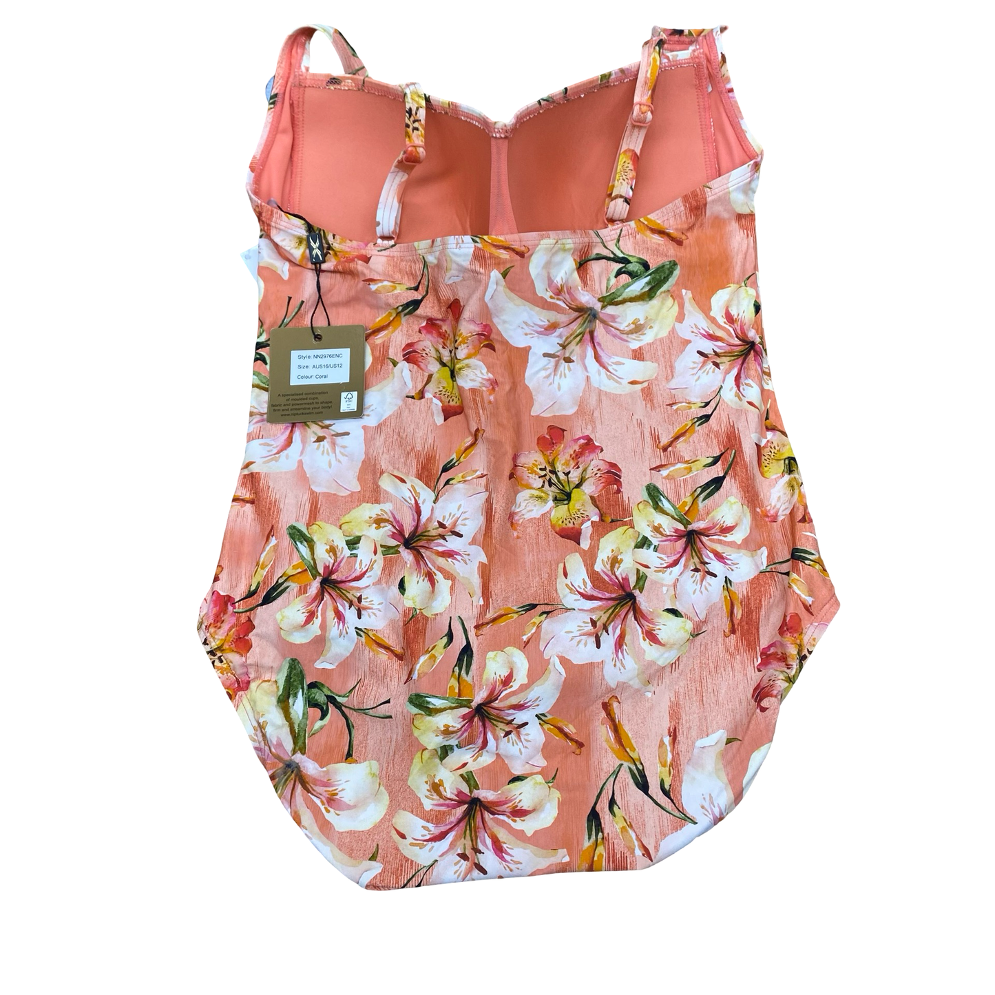 Swimsuit By Clothes Mentor In Coral, Size:12