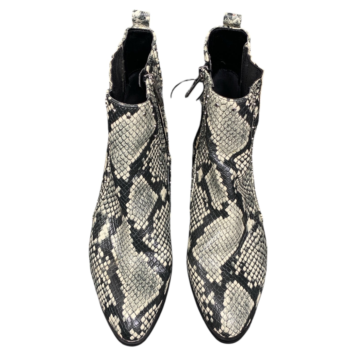 Boots Ankle Heels By Circus By Sam Edelman In Snakeskin Print, Size:8